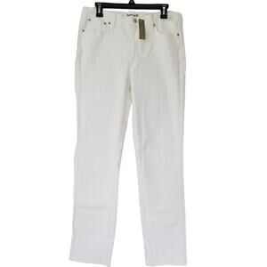 J. Crew Tall 9" Vintage Slim Straight Jeans Size 30T White NWT $128 BQ306‎
